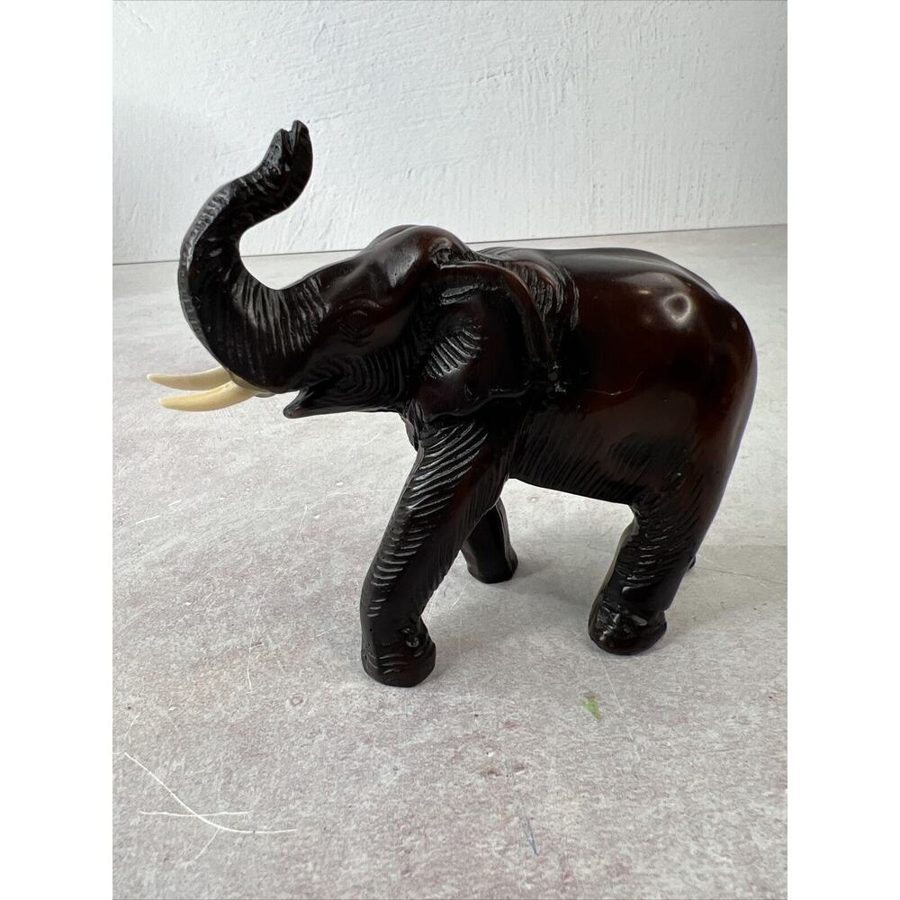 vintage mcm elephant With Tusk And Raised Trunk‎